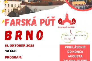 Thumbnail for the post titled: Farská púť BRNO 18. október POZVÁNKA