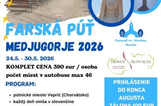 Thumbnail for the post titled: MEDJUGORJE MÁJ 2026 POZVÁNKA